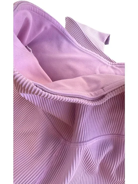 Athletaelation ultra high rise rib Leggings Medium Pink Activewear - Picture 5 of 8